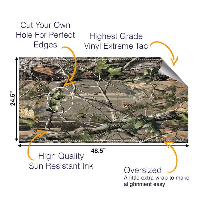 Hunting Camo Cornhole Boards Wraps (Set of 2)