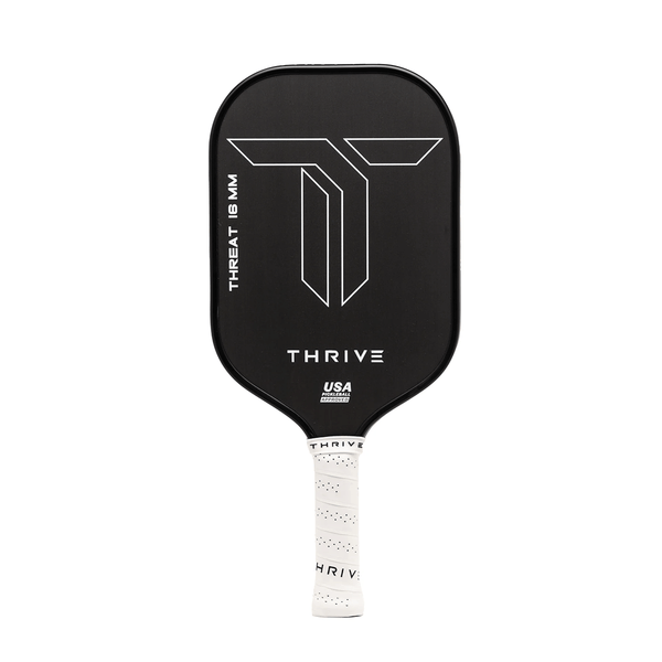 Pickleball Paddle 124 (Pro Singles) THREAT 16 SINGLES Includes custom weight card, paddle cover, paddle eraser, and lead weights.