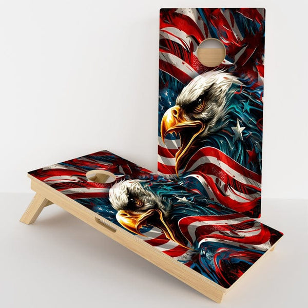 Boards USA Patriotic Eagle Professional Cornhole Boards