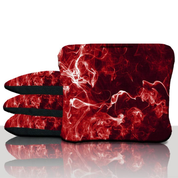 Pro Red Smoke Cornhole Bags