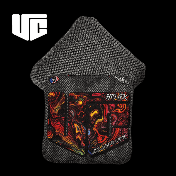 CornHole bags Light 2026 HOAX Trippy Grey