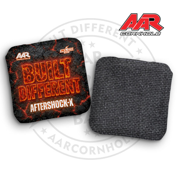 2027 AAR Aftershock-X Cornhole Bags - Built Different Lava Edition - ACL Pro Stamped - SET OF 4