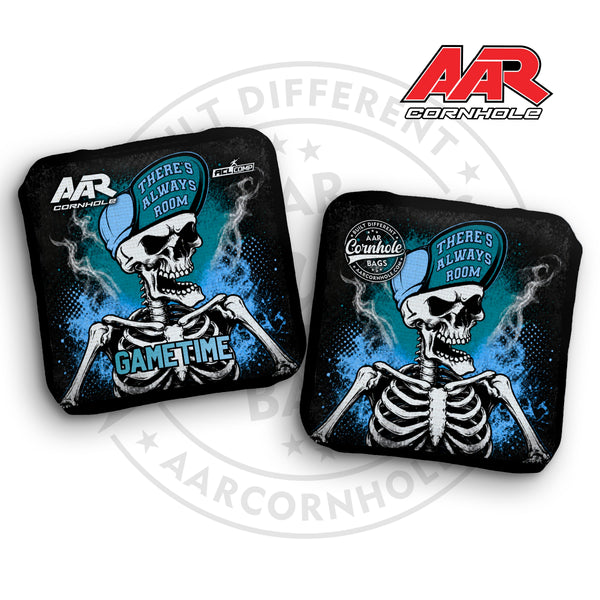 2027 AAR Gametime Cornhole Bags - Skeleton Edition - ACL Comp Stamped - SET OF 4