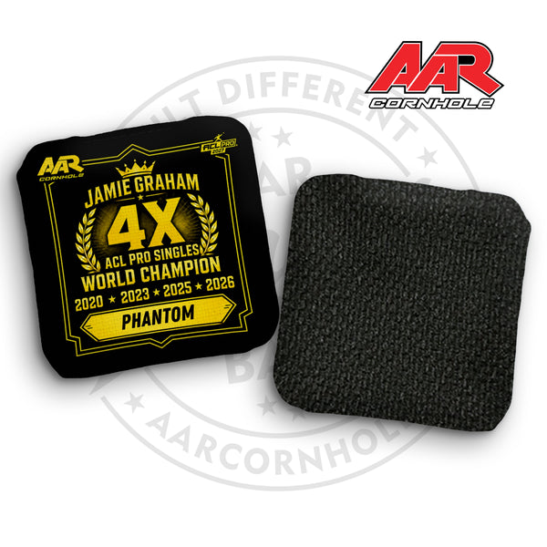 2027 AAR Phantom Cornhole Bags - World Champ Singles Edition - ACL Pro Stamped - SET OF 4