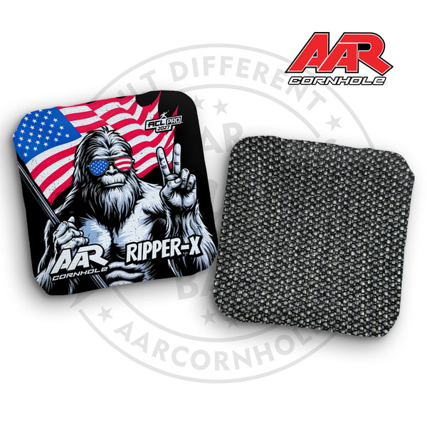 2027 AAR Ripper-X Cornhole Bags - USA Bigfoot Edition - ACL Pro Stamped - SET OF 4