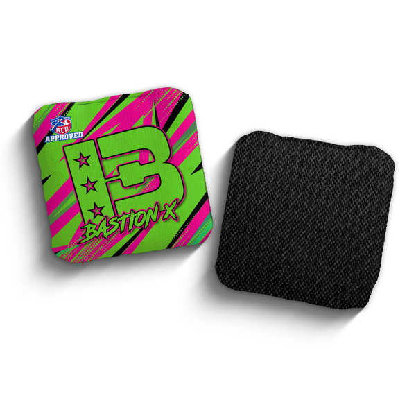 2027 Brotherhood Cornhole Bastion X Chaos Green Edition ACO Stamped Cornhole Bags