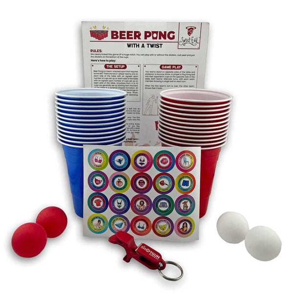 Beer Pong Beer Pong Set - A Sexy Twist on a Classic