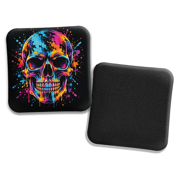 Hybrid Carpet Cornhole Bags - Speed Profile 5/8 - Drip Skull 2