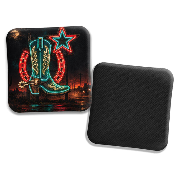 Hybrid Carpet Cornhole Bags - Speed Profile 5/8 - Neon Boot