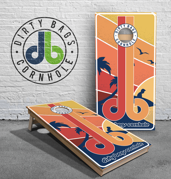 boards Professional Cornhole Boards - db - Retro Surf
