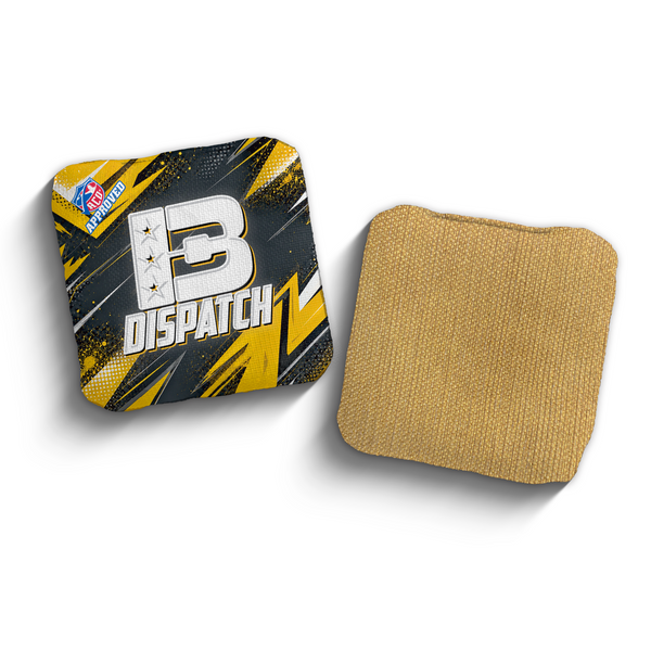 2027 Brotherhood Cornhole Dispatch Go Go Gold Edition ACO Stamped Cornhole Bags