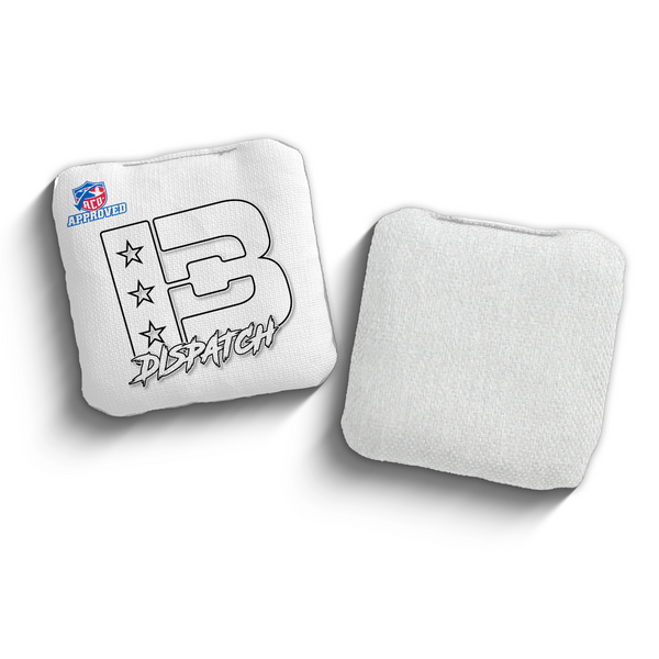 2027 Brotherhood Cornhole Dispatch White Outline Edition ACO Stamped Cornhole Bags