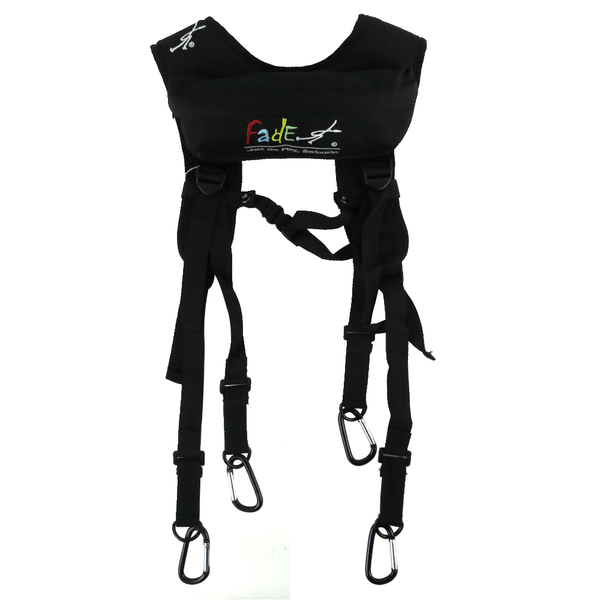 Bag Black Fade Gear WeatherGuard Suspenders Disc Golf Bag Backpack Strap