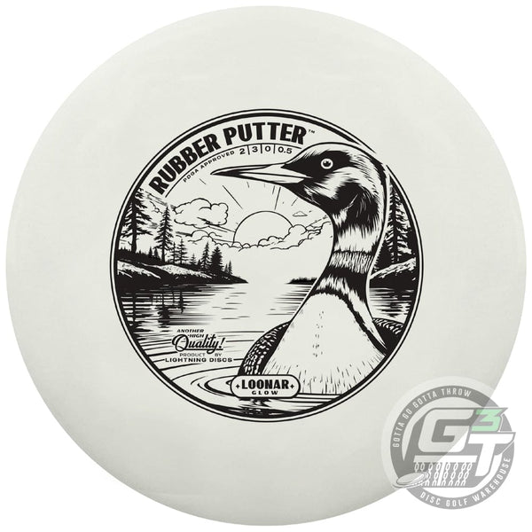 Golf Disc Lightning Loonar Glow Rubber Putter Golf Disc