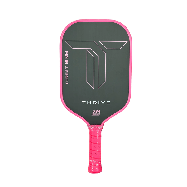 Pickleball Paddle 117 (light) THREAT 16 (PINK) Includes custom weight card, paddle cover, paddle eraser, and lead weights.
