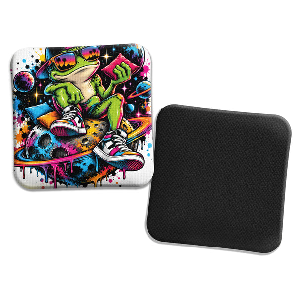Hybrid Carpet Cornhole Bags - Speed Profile 5/8 - Space Frog