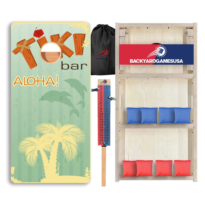 Green Tiki Professional Cornhole Boards