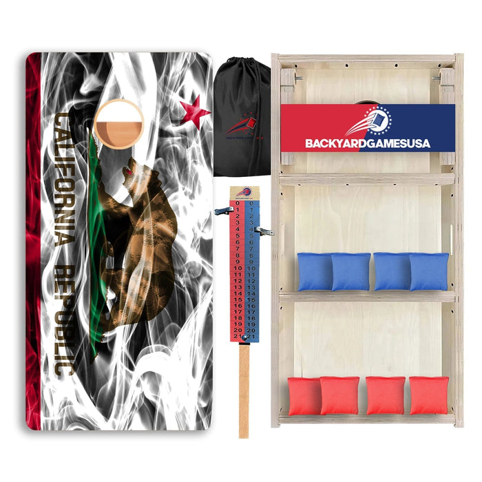 California Windy Flag Professional Cornhole Boards