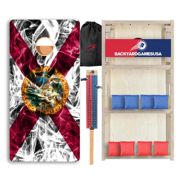 Florida Windy Flag Professional Cornhole Boards