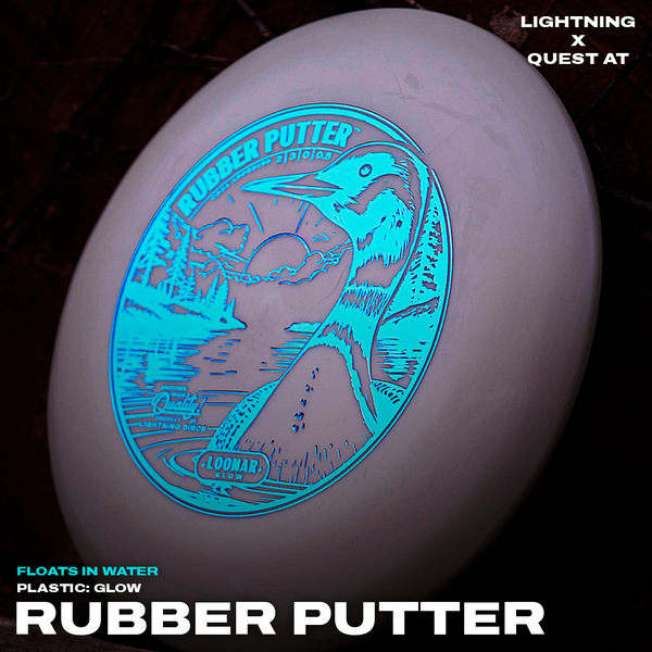 Lightning Loonar Glow Rubber Putter Golf Disc