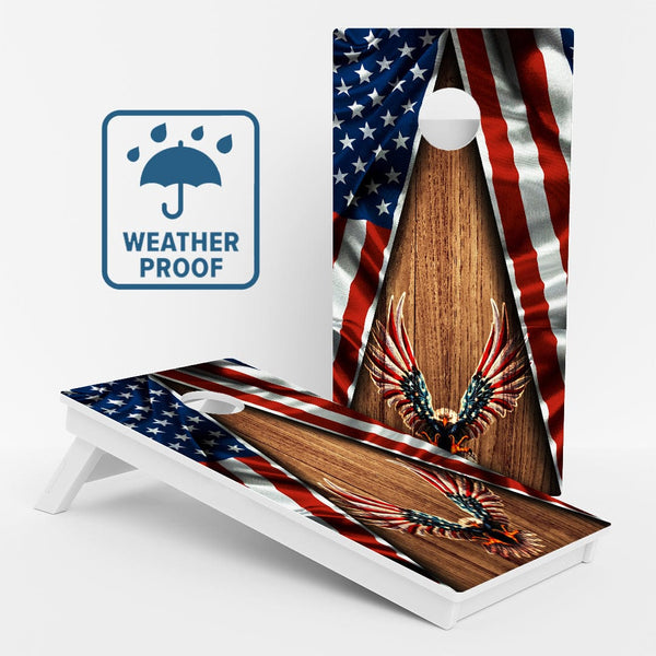 Boards Patriotic Weather Proof Cornhole Boards