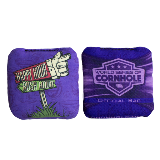 Cornhole Bags 6-IN Professional Cornhole Bag Rapter - Happy Hour
