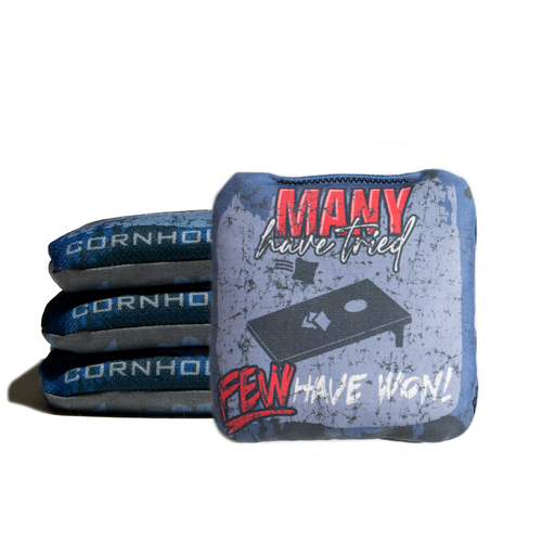 Cornhole Bags Blue 6-IN Professional Cornhole Bag Rapter - Many Have Tried