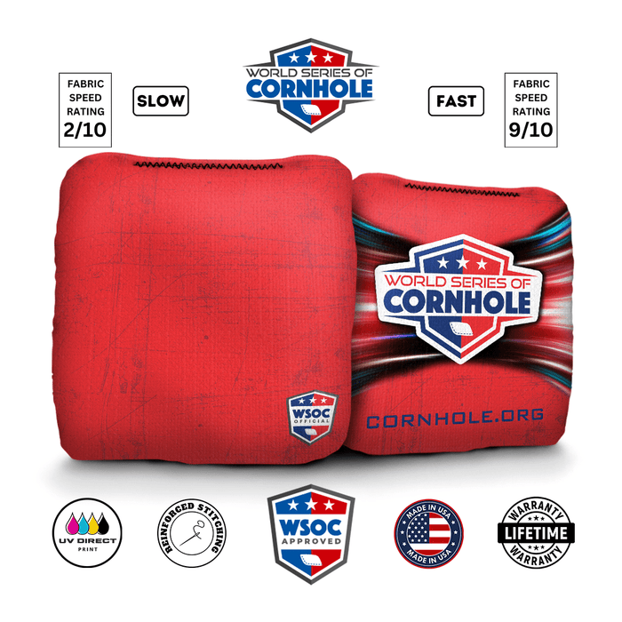 Cornhole Bags World Series of Cornhole Official 6-IN Professional Cornhole Bag Rapter - Simple