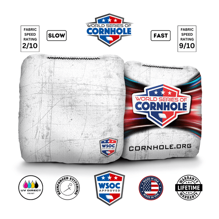 World Series of Cornhole Official 6-IN Professional Cornhole Bag Rapter - Simple