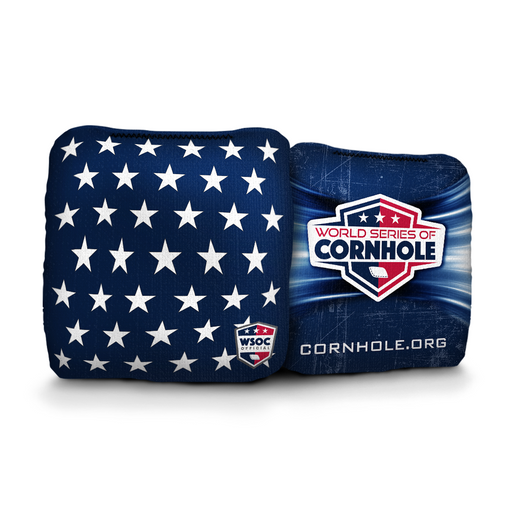 6-IN Professional Cornhole Bag Rapter - Patriotic Stars and Stripes