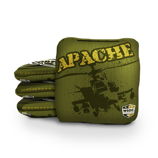 6-IN Professional Cornhole Bag Rapter - Apache Green