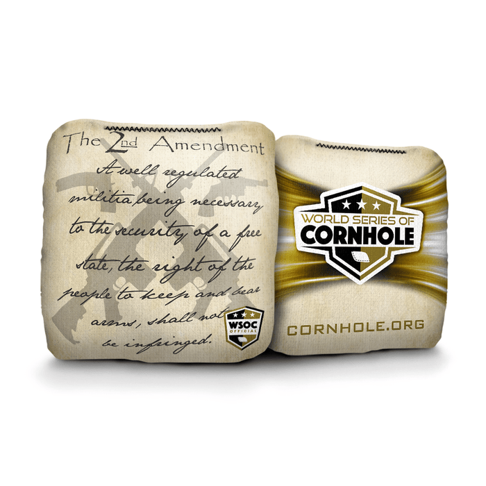 World Series of Cornhole 6-IN Professional Cornhole Bag Rapter - 2nd Amendment