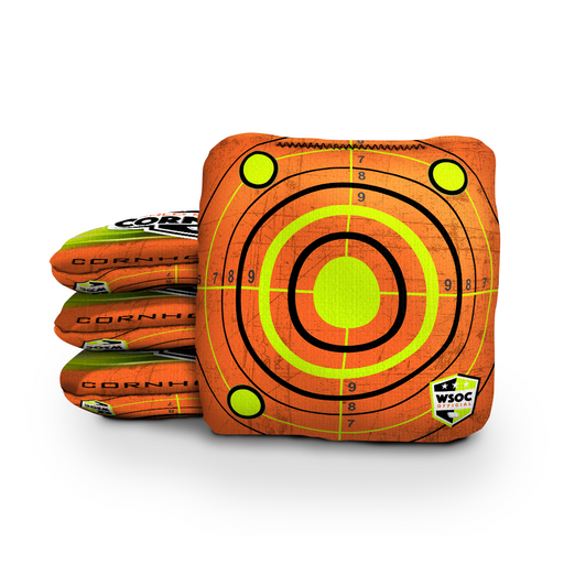 6-IN Professional Cornhole Bag Rapter - Shooting Target Orange