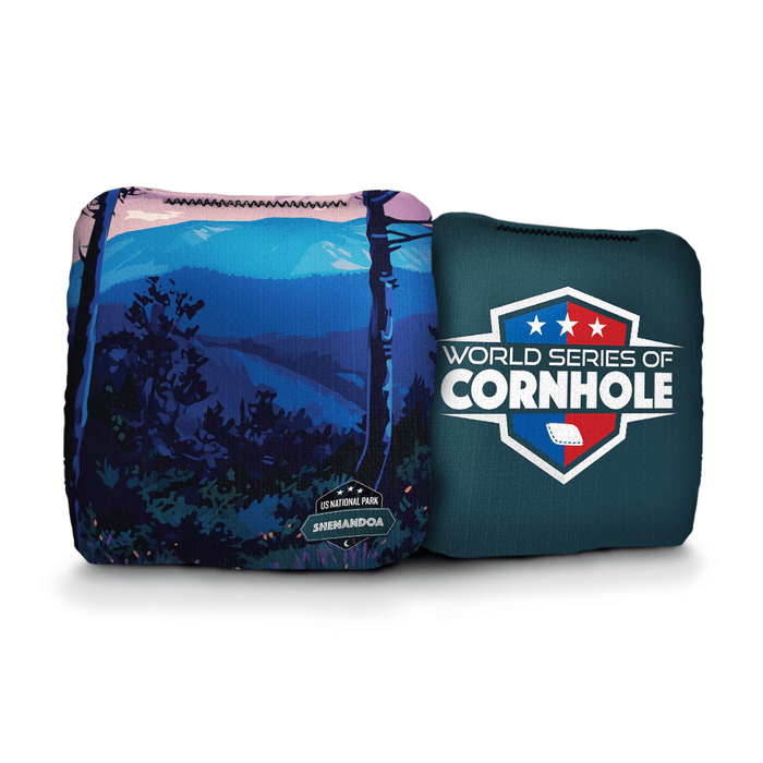 Cornhole Bags World Series of Cornhole 6-IN Professional Cornhole Bag Rapter - Shenandoah National Park