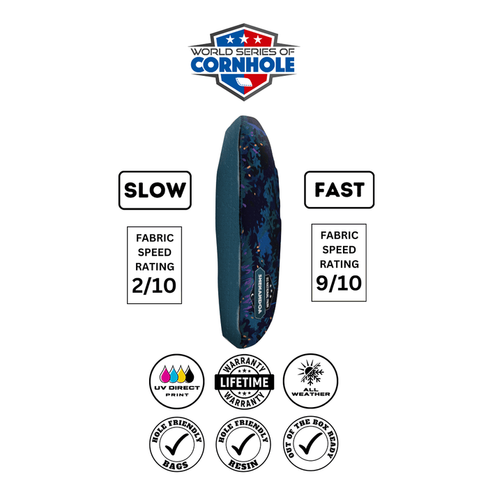 Cornhole Bags World Series of Cornhole 6-IN Professional Cornhole Bag Rapter - Shenandoah National Park