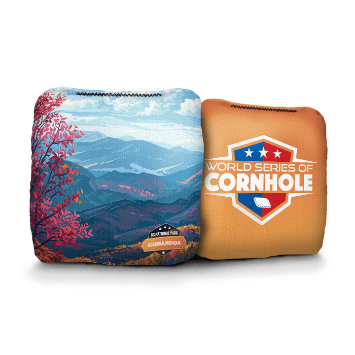 Cornhole Bags World Series of Cornhole 6-IN Professional Cornhole Bag Rapter - Shenandoah National Park