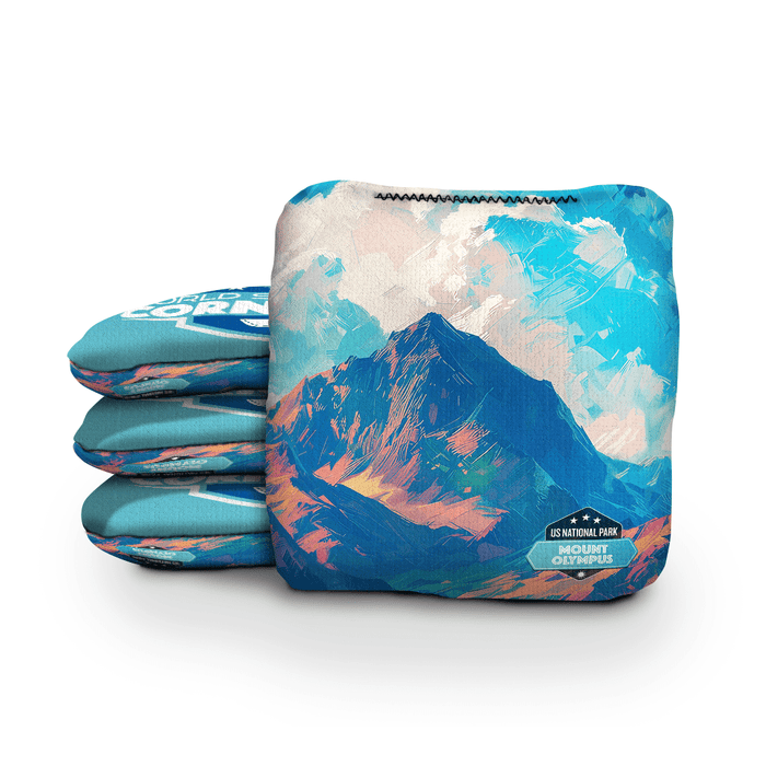 Cornhole Bags World Series of Cornhole 6-IN Professional Cornhole Bag Rapter - Mt. Olympus National Park