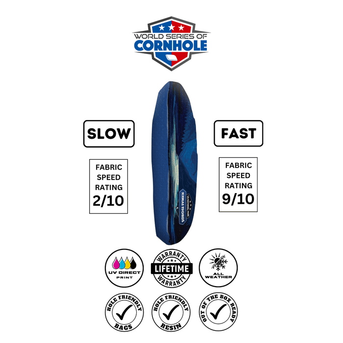 Cornhole Bags World Series of Cornhole 6-IN Professional Cornhole Bag Rapter - Kenai Fjords National Park