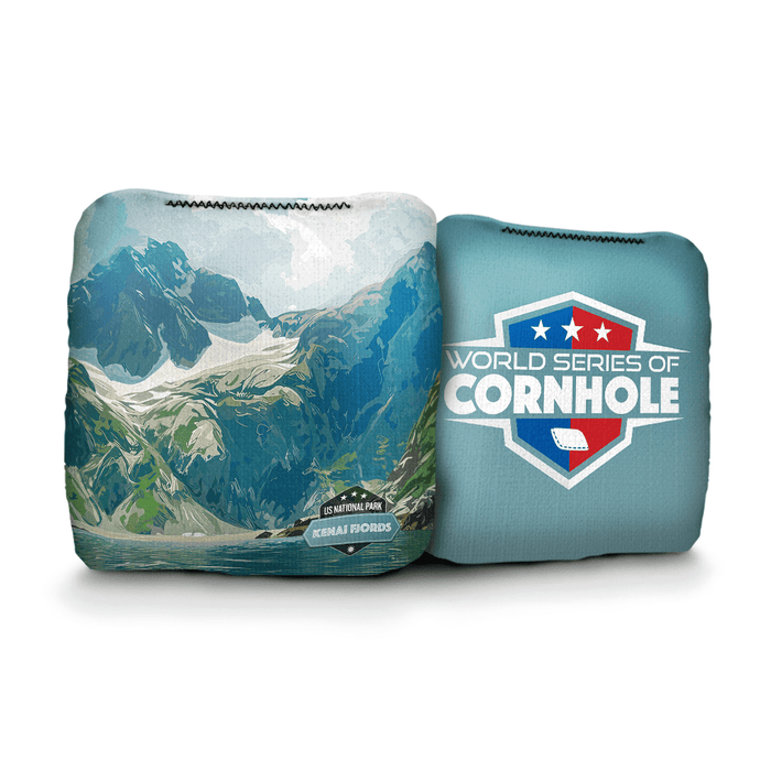 Cornhole Bags World Series of Cornhole 6-IN Professional Cornhole Bag Rapter - Kenai Fjords National Park