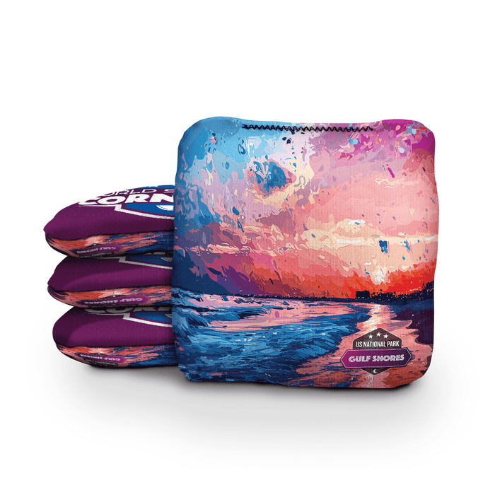 Cornhole Bags World Series of Cornhole 6-IN Professional Cornhole Bag Rapter - Gulf Shores National Park