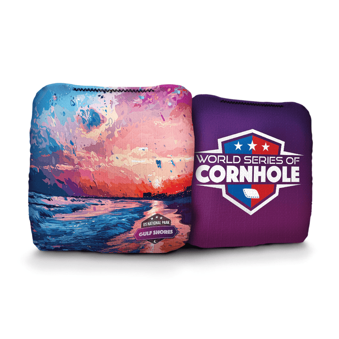 Cornhole Bags World Series of Cornhole 6-IN Professional Cornhole Bag Rapter - Gulf Shores National Park