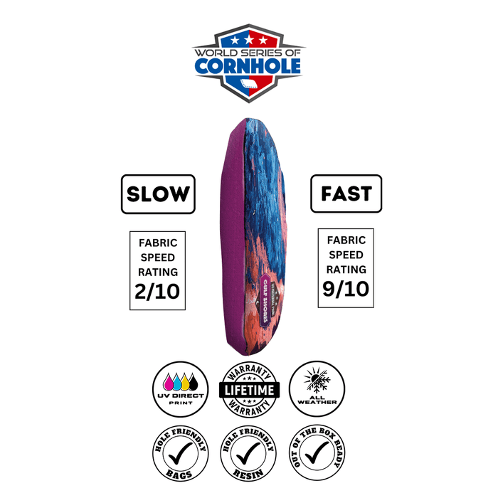 Cornhole Bags World Series of Cornhole 6-IN Professional Cornhole Bag Rapter - Gulf Shores National Park