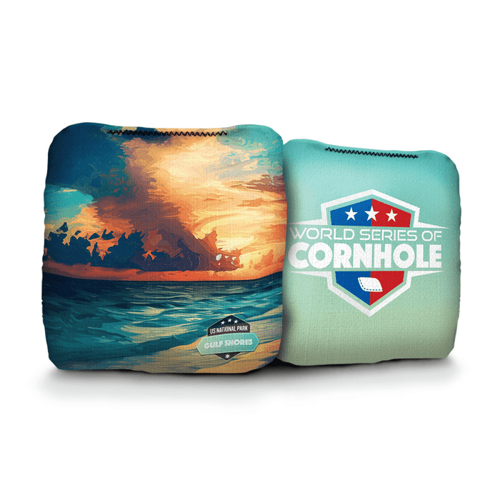 Cornhole Bags World Series of Cornhole 6-IN Professional Cornhole Bag Rapter - Gulf Shores National Park