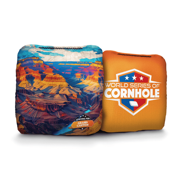 Cornhole Bags World Series of Cornhole 6-IN Professional Cornhole Bag Rapter - National Park - Grand Canyon