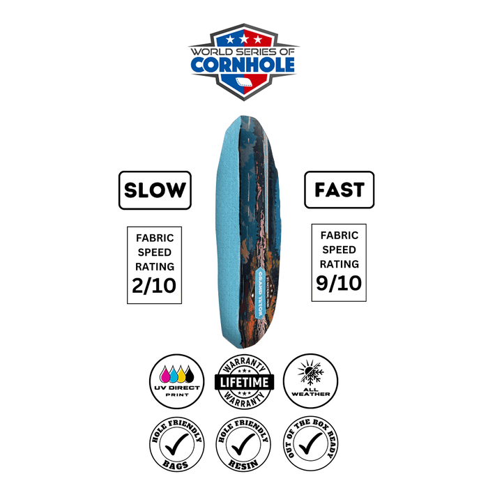 Cornhole Bags World Series of Cornhole 6-IN Professional Cornhole Bag Rapter - Grand Teton National Park