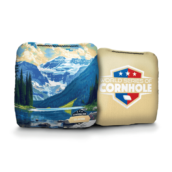 World Series of Cornhole 6-IN Professional Cornhole Bag Rapter - National Park - Glacier
