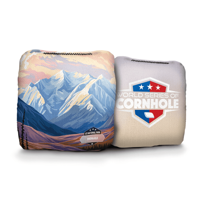 Cornhole Bags World Series of Cornhole 6-IN Professional Cornhole Bag Rapter - Denali National Park