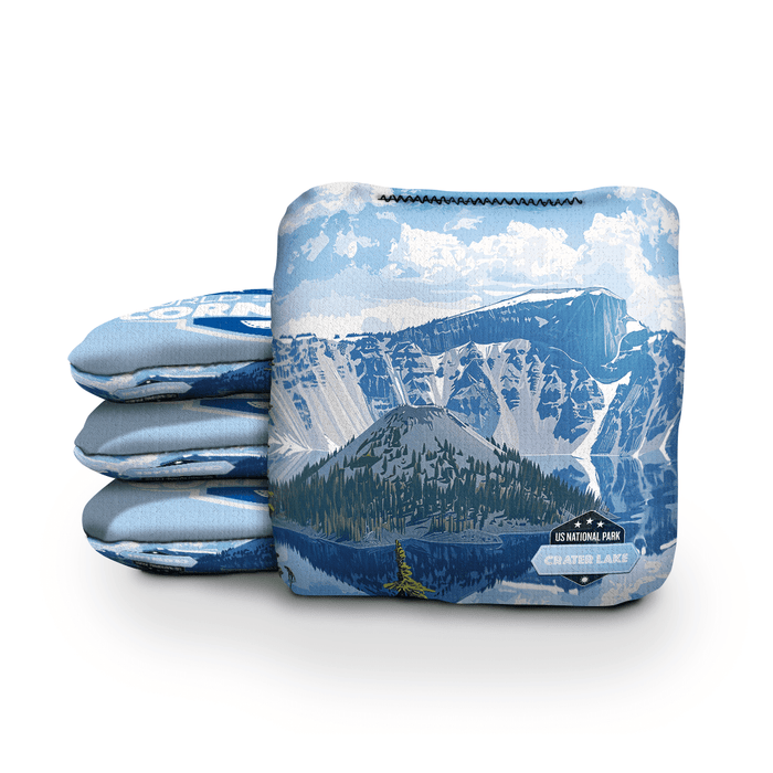 Cornhole Bags World Series of Cornhole 6-IN Professional Cornhole Bag Rapter - Crater Lake National Park