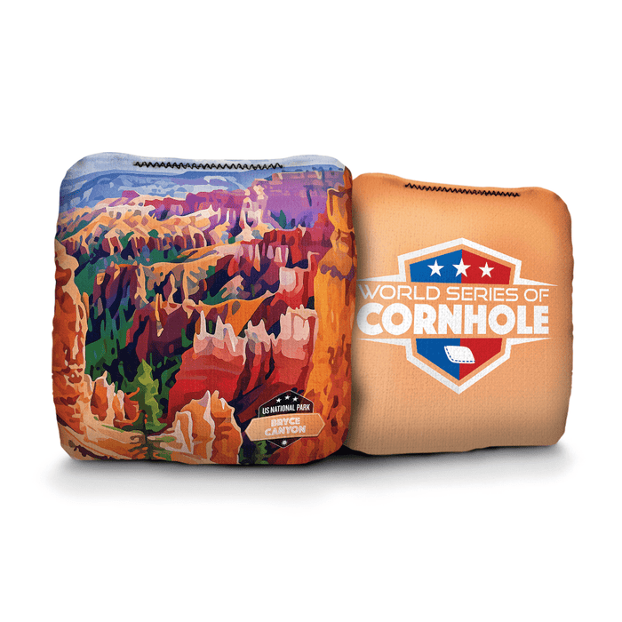 World Series of Cornhole 6-IN Professional Cornhole Bag Rapter - National Park - Bryce Canyon