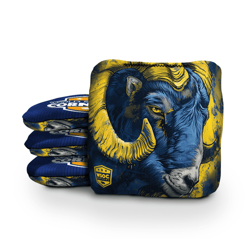 Cornhole Bags World Series of Cornhole 6-IN Professional Cornhole Bag Rapter - Los Angeles Rams